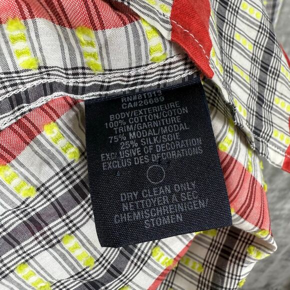 Robert Graham Button Shirt Mens XL Striped Colorful Vibrant Paisley Flip Cuff - Picture 6 of 13